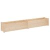 Jardineras 2 Uds Madera Maciza De Pino 200x31x31 Cm Vidaxl