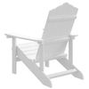 Silla De Jardã­n Adirondack Hdpe Blanca Vidaxl