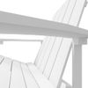 Silla De Jardã­n Adirondack Hdpe Blanca Vidaxl