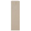 Aparador Superior Hamar Pino Macizo Marrón Miel 90x30x100 Cm Vidaxl