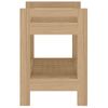 Mesa Auxiliar De Baño Madera Maciza De Teca 45x30x45 Cm Vidaxl