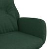 Sillón De Relax De Tela Verde Oscuro Vidaxl