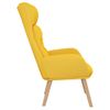 Sillón De Relax De Tela Amarillo Mostaza Vidaxl