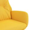 Sillón De Relax De Tela Amarillo Mostaza Vidaxl