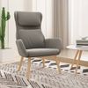 Sillón De Relax De Terciopelo Gris Claro Vidaxl