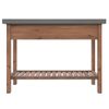 Mesa Consola De Madera Maciza De Abeto 110x35x80 Cm Vidaxl