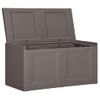 Caja De Cojines Gris 85 L 86x40x42 Cm Vidaxl