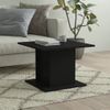 Mesa De Centro Madera Contrachapada Negro 55,5x55,5x40 Cm Vidaxl