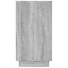 Aparador De Madera Contrachapada Gris Sonoma 70x41x75 Cm Vidaxl