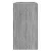 Mesa Consola De Acero Color Gris Sonoma 89x41x76,5 Cm Vidaxl