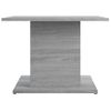 Mesa De Centro De Aglomerado Color Gris Sonoma 55,5x55,5x40 Cm Vidaxl