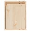 Armario De Pared De Madera Maciza De Pino 30x30x40 Cm Vidaxl