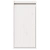 Armario De Pared De Madera Maciza De Pino Blanco 30x30x60 Cm Vidaxl