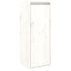 Armario De Pared De Madera Maciza De Pino Blanco 30x30x80 Cm Vidaxl