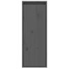 Armario De Pared De Madera Maciza De Pino Gris 30x30x80 Cm