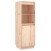 Aparador Alto De Madera Maciza De Pino 37x34x110 Cm Vidaxl