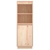 Aparador Alto De Madera Maciza De Pino 37x34x110 Cm Vidaxl