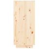 Armario Zapatero De Madera Maciza De Pino 60x35x80 Cm