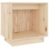 Mesita De Noche De Madera Maciza De Pino 40x30x40 Cm Vidaxl