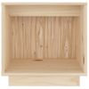 Mesita De Noche De Madera Maciza De Pino 40x30x40 Cm Vidaxl