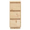 Aparador 2 Uds Madera Maciza De Pino 32x34x75 Cm Vidaxl