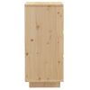 Aparador 2 Uds Madera Maciza De Pino 32x34x75 Cm Vidaxl