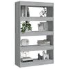 Estantería/divisor Madera Ingeniería Gris Sonoma 80x30x135 Cm Vidaxl