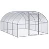 Gallinero De Exterior De Acero Galvanizado 3x4x2 M Vidaxl