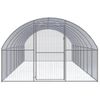 Gallinero De Exterior De Acero Galvanizado 3x8x2 M Vidaxl