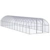 Gallinero De Exterior De Acero Galvanizado 3x12x2 M Vidaxl