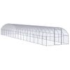 Gallinero De Exterior De Acero Galvanizado 3x16x2 M Vidaxl