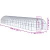 Gallinero De Exterior De Acero Galvanizado 3x16x2 M Vidaxl