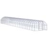 Gallinero De Exterior De Acero Galvanizado 3x20x2 M Vidaxl