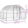 Gallinero De Exterior De Acero Galvanizado 3x2x2 M Vidaxl