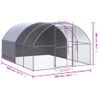 Gallinero De Exterior De Acero Galvanizado 3x4x2 M Vidaxl