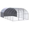 Gallinero De Exterior De Acero Galvanizado 3x6x2 M Vidaxl