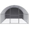 Gallinero De Exterior De Acero Galvanizado 3x6x2 M Vidaxl