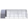 Gallinero De Exterior De Acero Galvanizado 3x6x2 M Vidaxl