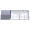 Gallinero De Exterior De Acero Galvanizado 3x6x2 M Vidaxl