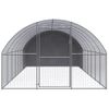 Gallinero De Exterior De Acero Galvanizado 3x8x2 M Vidaxl