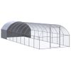 Gallinero De Exterior De Acero Galvanizado 3x10x2 M Vidaxl