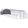 Gallinero De Exterior De Acero Galvanizado 3x12x2 M Vidaxl