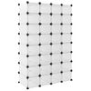 Zapatero Pp Transparente 93x36,5x140 Cm Vidaxl