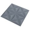 Paneles De Pared 3d 12 Unidades Gris Origami 3 M² 50x50 Cm Vidaxl
