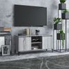 Mueble De Tv Con Patas De Metal Gris Sonoma 103,5x35x50 Cm Vidaxl