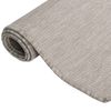 Alfombra De Exterior De Tejido Plano Gris Taupe 80x150 Cm Vidaxl