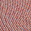 Alfombra De Exterior De Tejido Plano Rojo 80x250 Cm Vidaxl