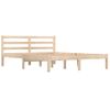 Estructura De Cama Madera Maciza De Pino 120x190 Cm Vidaxl