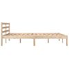 Estructura De Cama Madera Maciza De Pino 135x190 Cm Vidaxl