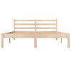 Estructura De Cama De Madera Maciza De Pino 140x190 Cm Vidaxl